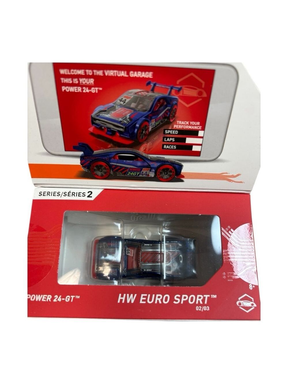 Hot Wheels Power 24-GT ID Car SEALED Orange Blue